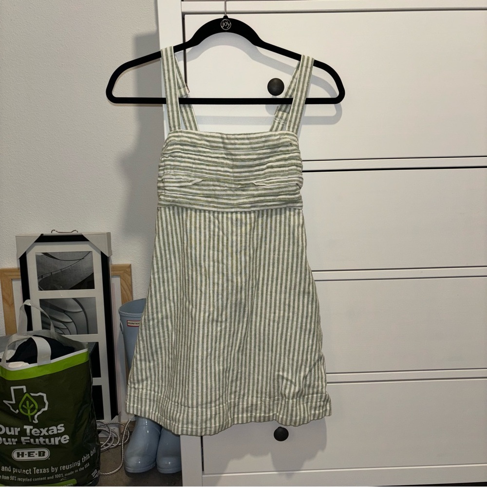 Abercrombie & Fitch Striped Green Dress